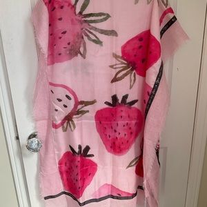 FRAAS strawberry scarf